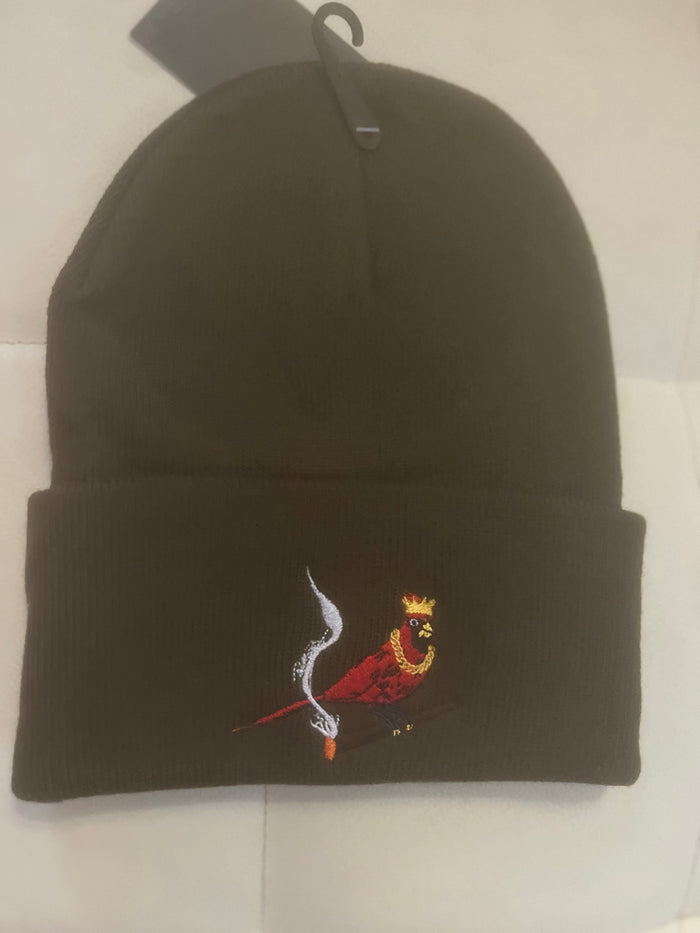 Cardinal King Beanie - Brown