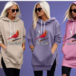 The Field Cardinal King Hoodie Dress - Lavender