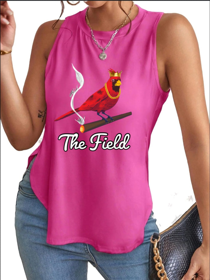 Cardinal King Mock Tank - Pink