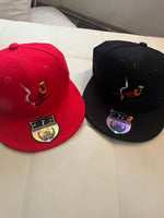 Cardinal King Snapback Cap - Red and Black